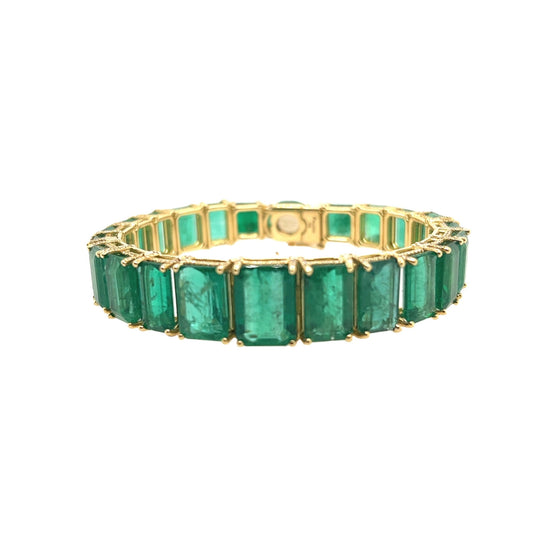 Emerald Eternity Bracelet