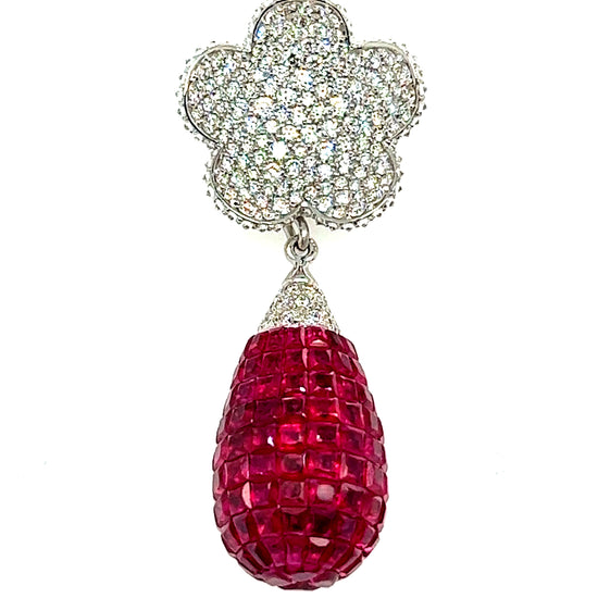 Piranesi Flower Diamond Earrings