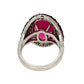 Piranesi Rubellite, Purple Sapphire, and Diamond Ring