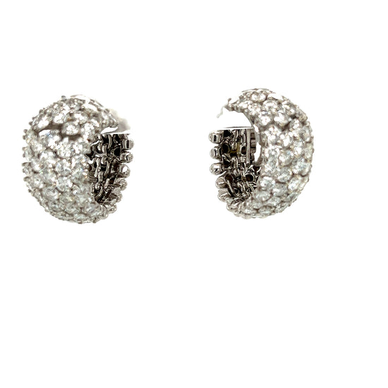 11.66CT Flexible Diamond Earrings