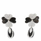 9.50CT Black and White Diamond Earrings