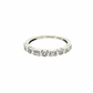 Baguette and Round Diamond Stacking band