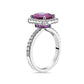 Charles Krypell Hidden Scarf Rubellite Tourmaline Ring