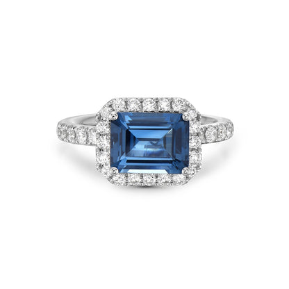 Charles Krypell Aquamarine Rocking Ring