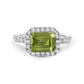 Charles Krypell Aquamarine Rocking Ring