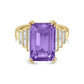 Charles Krypell Green Tourmaline Step Ring