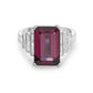 Charles Krypell Green Tourmaline Step Ring
