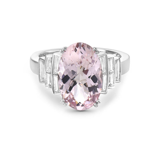 Charles Krypell Green Tourmaline Step Ring