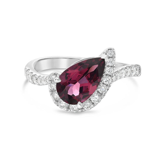 Charles Krypell Aquamarine Cradle Ring