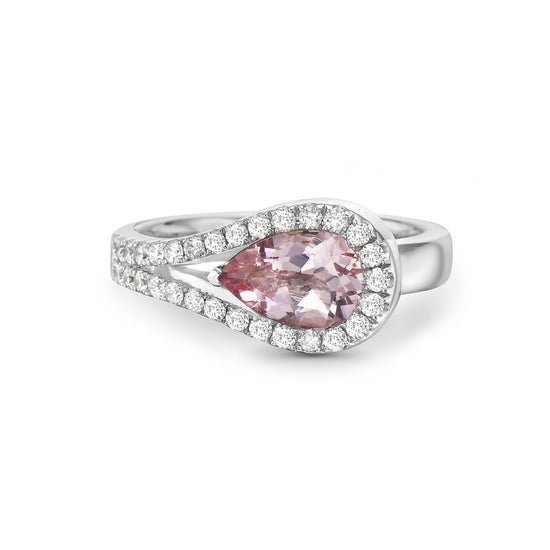 Charles Krypell Aquamarine Lasso Ring