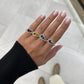 Charles Krypell Pear Shape Aquamarine Lasso Ring