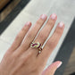Charles Krypell Baguette Embrace Ring