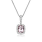 Cushion Morganite Pendant