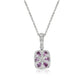 Charles Krypell Cushion Morganite Pendant