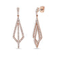 Charles Krypell Double Kite Drop Earrings