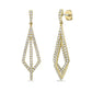 Charles Krypell Double Kite Drop Earrings
