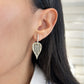 Charles Krypell Birdcage Leaf Earrings