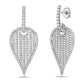 Charles Krypell Birdcage Leaf Earrings
