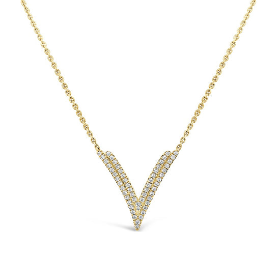 Charles Krypell Double V Necklace