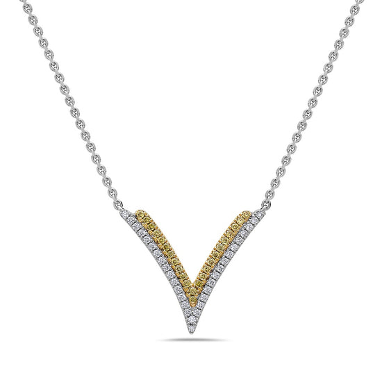 Double V Necklace