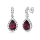 Charles Krypell Pear Shape Aquamarine Drop Earrings