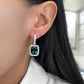 Charles Krypell Cushion Aquamarine Drop Earrings