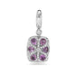 Charles Krypell Cushion Aquamarine Drop Earrings