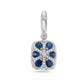 Charles Krypell Cushion Aquamarine Drop Earrings