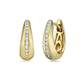 Charles Krypell Channel Set Diamond Earrings