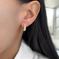 Charles Krypell Channel Set Diamond Earrings
