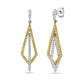 Charles Krypell Double Kite Drop Earrings