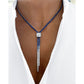 Signature Blue Ombre Lariat 17"