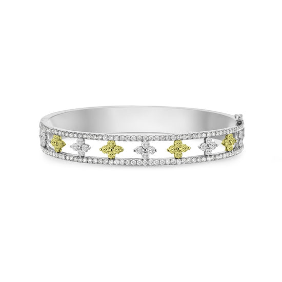Charles Krypell Floating Clover Bangle