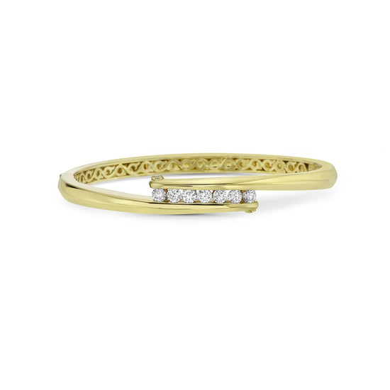 Charles Krypell Diamond Clutch Bangle