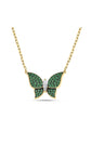 Pavé Butterfly Necklace
