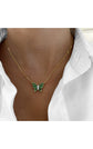 Pavé Butterfly Necklace