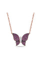 Pavé Butterfly Necklace