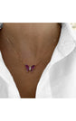 Pavé Butterfly Necklace