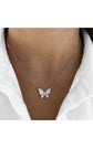 Pavé Butterfly Necklace