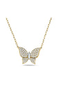 Pavé Butterfly Necklace