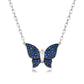 Charles Krypell Pavé Butterfly Necklace