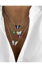 Pavé Butterfly Necklace