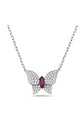 Pavé Butterfly Necklace
