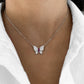 Charles Krypell Pavé Butterfly Necklace