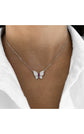 Pavé Butterfly Necklace