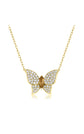 Pavé Butterfly Necklace