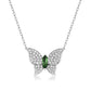 Charles Krypell Pavé Butterfly Necklace