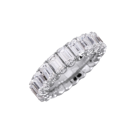 Picchiotti 6.12CT Xpandable™ Emerald Cut Eternity Ring
