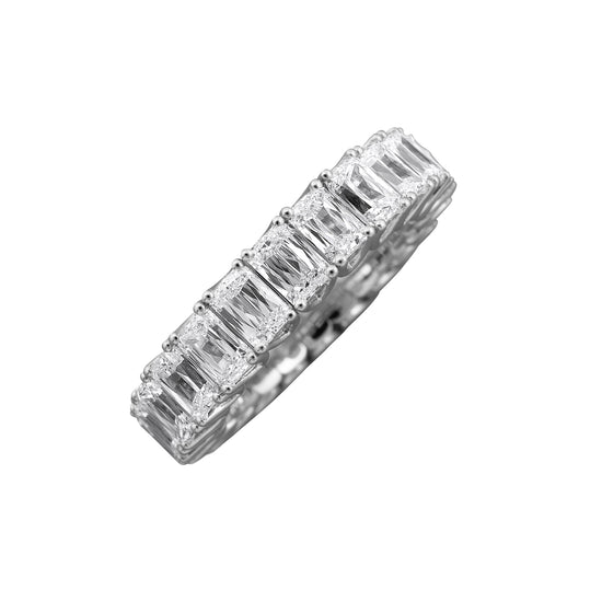 Picchiotti Xpandable™ 6.96CT Emerald Cut Eternity Ring
