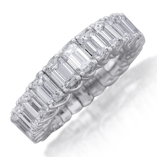 Picchiotti Xpandable™ 9.12CT Emerald Cut Eternity Ring